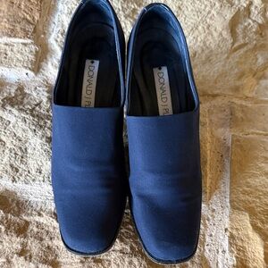 Donald J. Pliner Women’s Dark Blue Slip-On Loafers